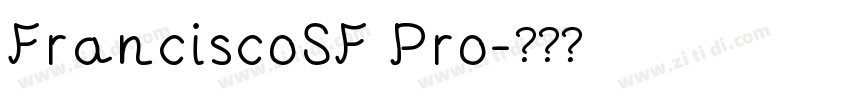 FranciscoSF Pro字体转换